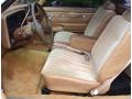  1985 Chevrolet El Camino Saddle Interior #5