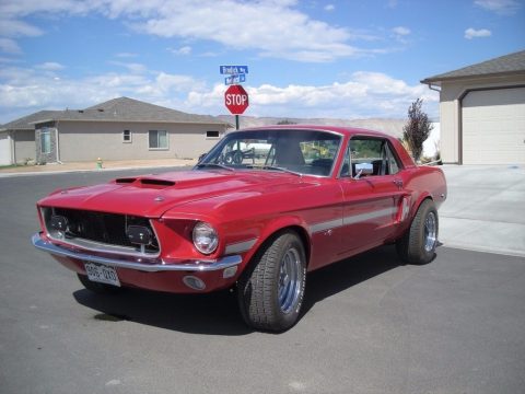 Red Ford Mustang High Country Special Coupe.  Click to enlarge.