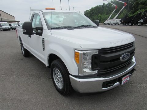 Oxford White Ford F250 Super Duty XL Regular Cab.  Click to enlarge.