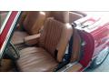 Front Seat of 1986 Mercedes-Benz SL Class 560 SL Roadster #18