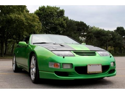 Custom Green Metallic Nissan 300ZX Turbo Coupe.  Click to enlarge.