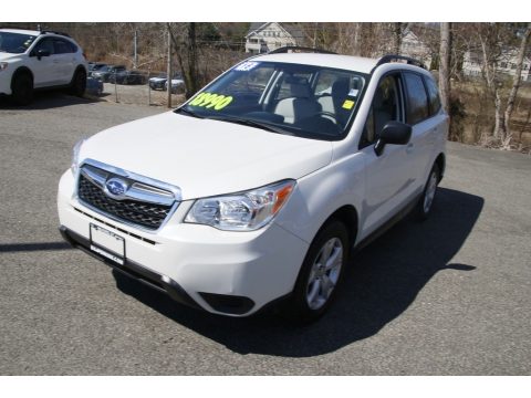 Crystal White Pearl Subaru Forester 2.5i.  Click to enlarge.