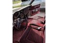  1988 Chevrolet Caprice Maroon Interior #2