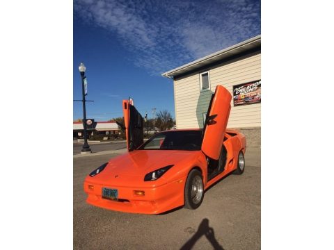 Orange Pontiac Fiero Diablo Replica Body Kit.  Click to enlarge.