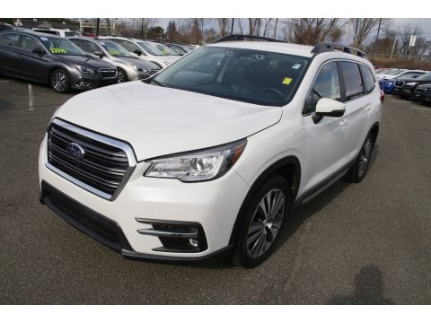 Crystal White Pearl Subaru Ascent Limited.  Click to enlarge.