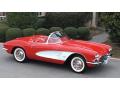 Front 3/4 View of 1961 Chevrolet Corvette Convertible #1