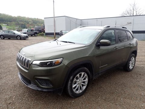Olive Green Pearl Jeep Cherokee Latitude.  Click to enlarge.