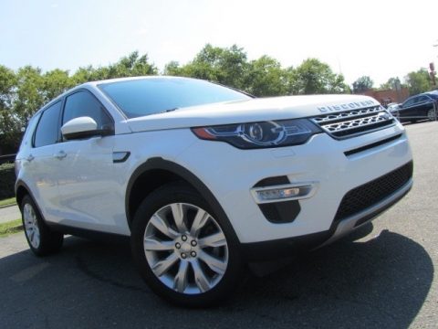 Fuji White Land Rover Discovery Sport HSE Lux.  Click to enlarge.