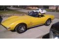 Front 3/4 View of 1971 Chevrolet Corvette Stingray Convertible #1