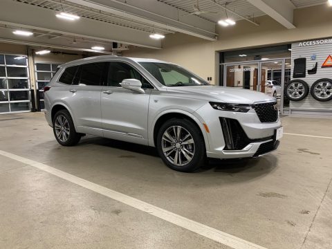 Radiant Silver Metallic Cadillac XT6 Premium Luxury AWD.  Click to enlarge.