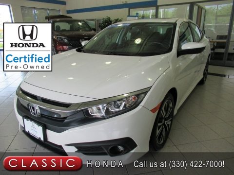 White Orchid Pearl Honda Civic EX-T Sedan.  Click to enlarge.