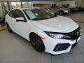 Front 3/4 View of 2018 Honda Civic Sport Touring Hatchback #3