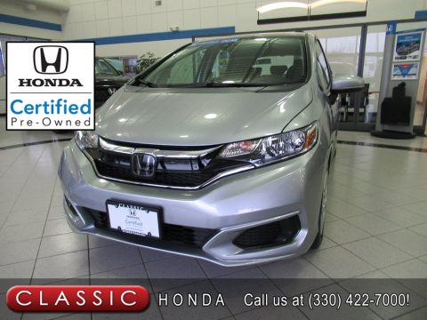 Lunar Silver Metallic Honda Fit LX.  Click to enlarge.