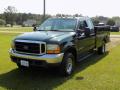2000 Ford F350 Super Duty XLT SuperCab 4x4 Chassis Utility Truck Woodland Green Metallic