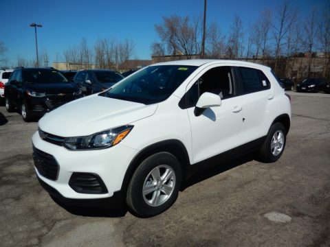 Summit White Chevrolet Trax LS AWD.  Click to enlarge.