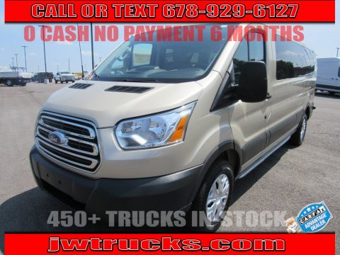 White Gold Ford Transit Wagon XLT 350 LR Long.  Click to enlarge.