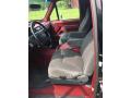  1995 Ford Bronco Red Interior #3