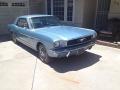 1966 Ford Mustang Coupe Silver Blue Metallic