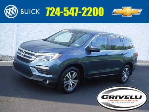 Steel Sapphire Metallic Honda Pilot EX-L AWD. Click to enlarge. Steel Sapphire Metallic Honda Pilot EX-L AWD. Click to enlarge.