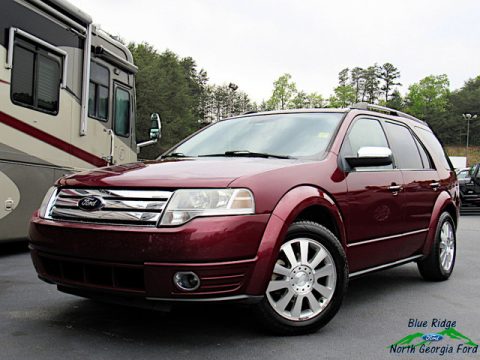 Merlot Metallic Ford Taurus X Limited AWD.  Click to enlarge.