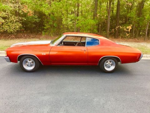 Candy Orange Chevrolet Chevelle SS Coupe.  Click to enlarge.