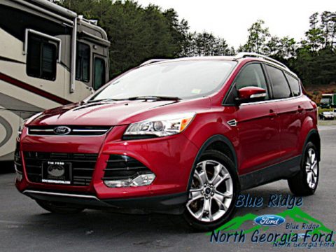 Ruby Red Metallic Ford Escape Titanium 4WD.  Click to enlarge.