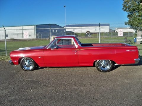 Red Chevrolet El Camino .  Click to enlarge.