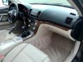  2009 Subaru Outback Warm Ivory Interior #11