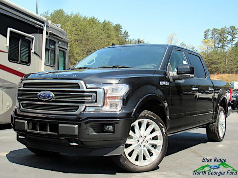 Agate Black Ford F150 Limited SuperCrew 4x4.  Click to enlarge.