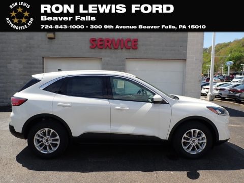 Star White Metallic Tri-Coat Ford Escape SE 4WD.  Click to enlarge.