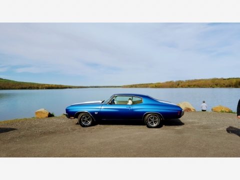 Fathom Blue Metallic Chevrolet Chevelle Malibu Sport Coupe.  Click to enlarge.