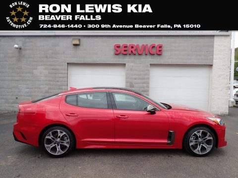 HiChroma Red Kia Stinger GT-Line.  Click to enlarge.