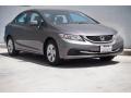 2014 Honda Civic LX Sedan Urban Titanium Metallic