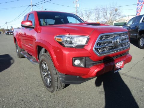 Barcelona Red Metallic Toyota Tacoma TRD Sport Access Cab.  Click to enlarge.