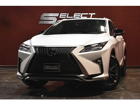 Eminent White Pearl Lexus RX 350 F Sport AWD.  Click to enlarge.