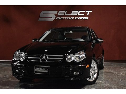 Black Mercedes-Benz CLK 350 Coupe.  Click to enlarge.