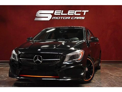 Night Black Mercedes-Benz CLA 250.  Click to enlarge.
