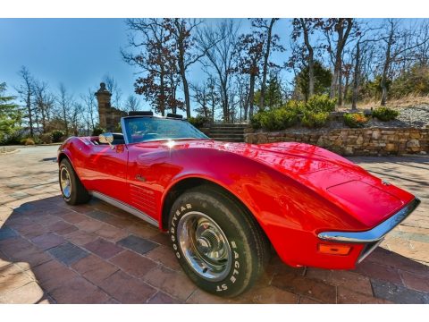 Monza Red Chevrolet Corvette Stingray Convertible.  Click to enlarge.