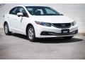 2014 Honda Civic Natural Gas Sedan Taffeta White