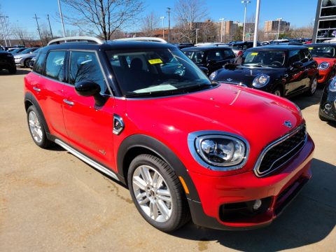 Chili Red Mini Countryman Cooper S All4.  Click to enlarge.