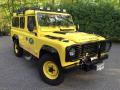 Front 3/4 View of 1984 Land Rover Defender 110 Hardtop #7
