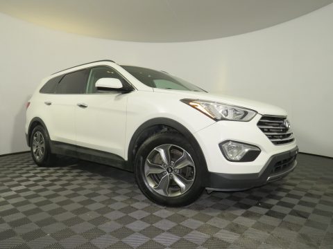 Monaco White Hyundai Santa Fe GLS AWD.  Click to enlarge.