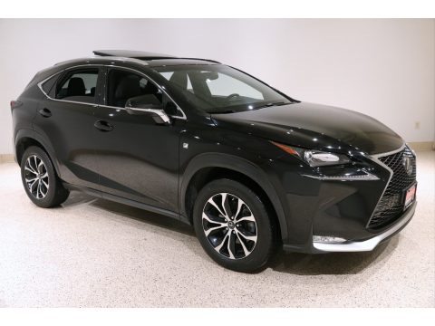 Obsidian Black Lexus NX 200t F Sport AWD.  Click to enlarge.