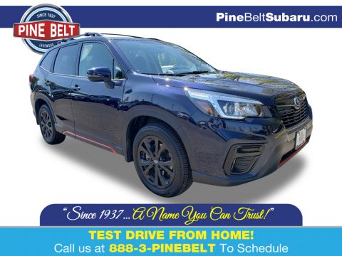 Dark Blue Pearl Subaru Forester 2.5i Sport.  Click to enlarge.