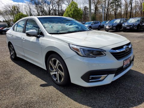 Crystal White Pearl Subaru Legacy 2.5i Limited.  Click to enlarge.