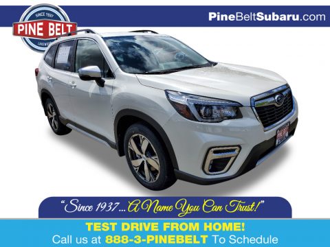 Crystal White Pearl Subaru Forester 2.5i Touring.  Click to enlarge.