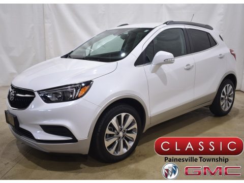 White Frost Tricoat Buick Encore Preferred.  Click to enlarge.