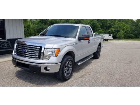 Ingot Silver Metallic Ford F150 XLT SuperCab 4x4.  Click to enlarge.