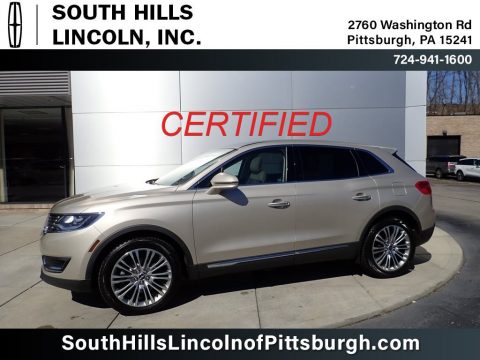 Palladium White Gold Lincoln MKX Reserve AWD.  Click to enlarge.