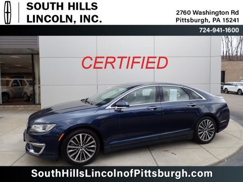 Midnight Sapphire Blue Lincoln MKZ Select AWD.  Click to enlarge.